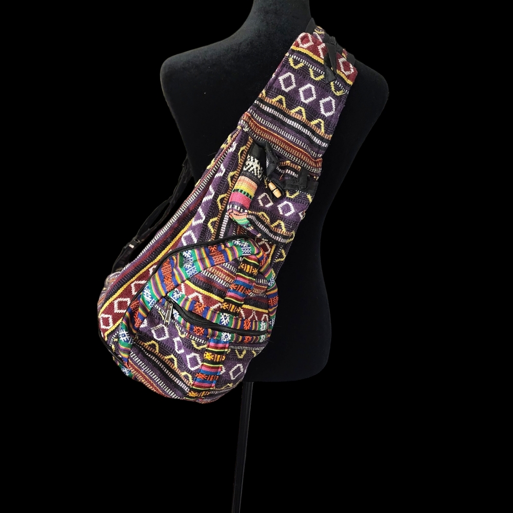 Colorful Patterned Sling Bag - Picture 8 of 8